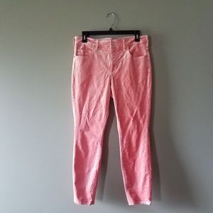 Anthropologie Pilcro high rise skinny velvet jeans